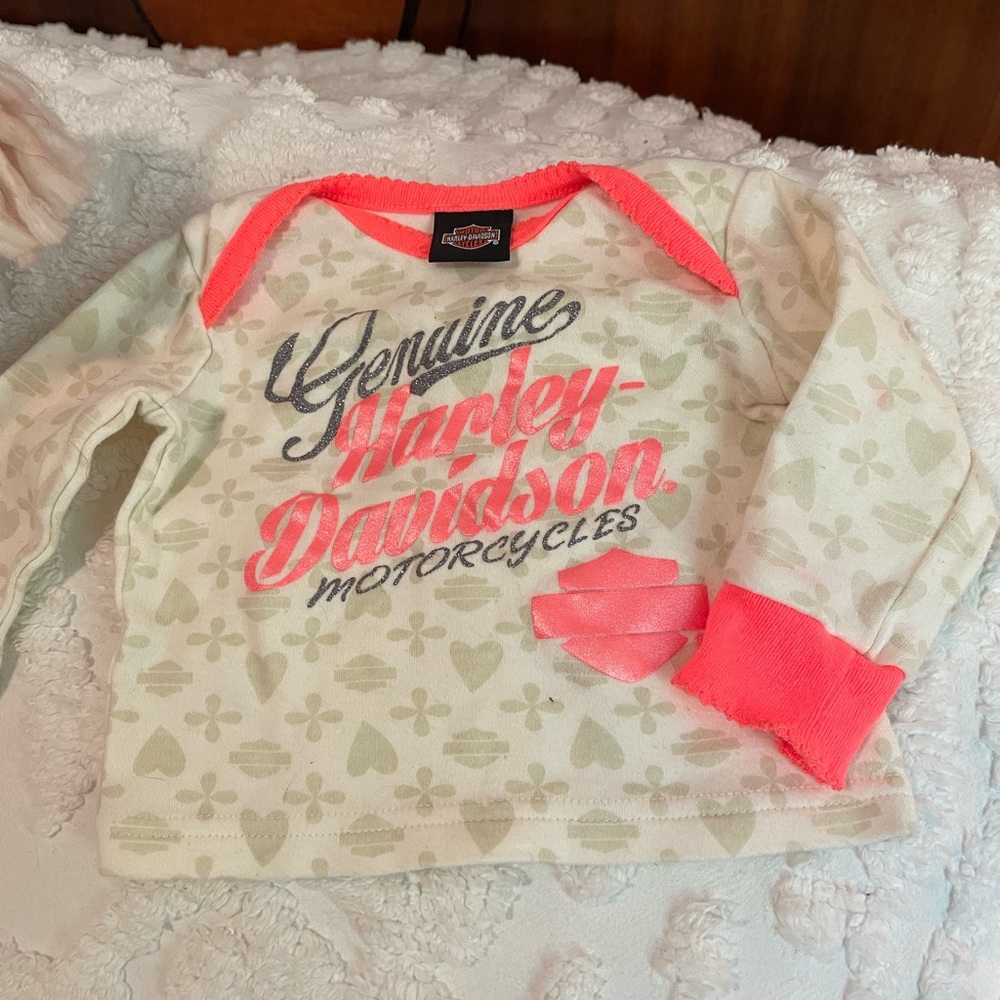 Baby Harley Davidson long sleeve shirt